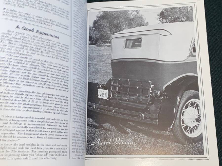 THE RESTORER THE MAGAZINE FOR THE MODEL A FORD ENTHUSIASTS VOL 14 ISSUE 2