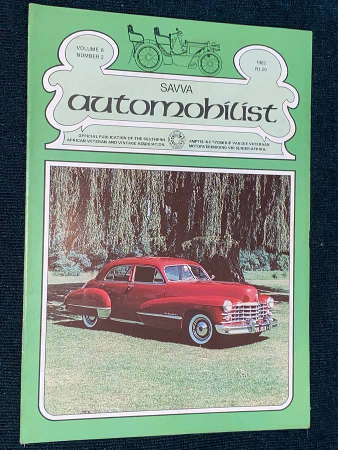 SAVVA AUTOMOBILIST PUBLICATION VOLUME 8 #2 1982