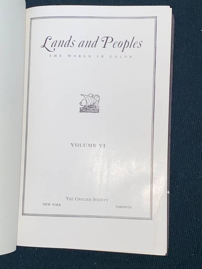 LANDS AND PEOPLES VOLUME VI NORTH AMERICA`S