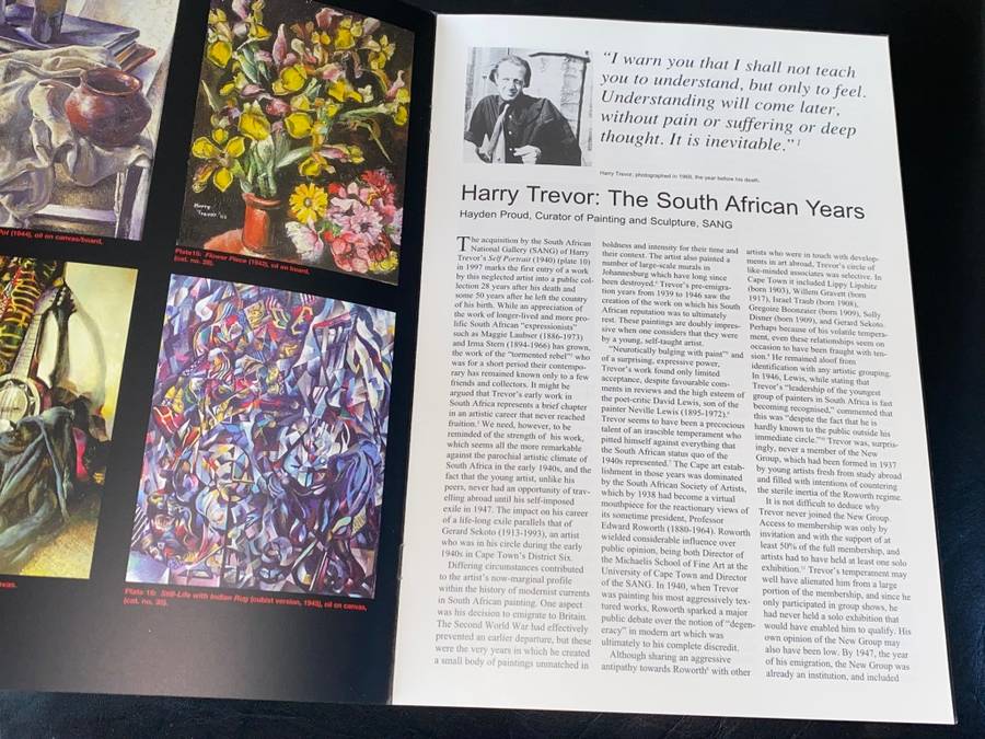 HARRY TREVOR: THE SOUTH AFRICAN YEARS 1939-1946