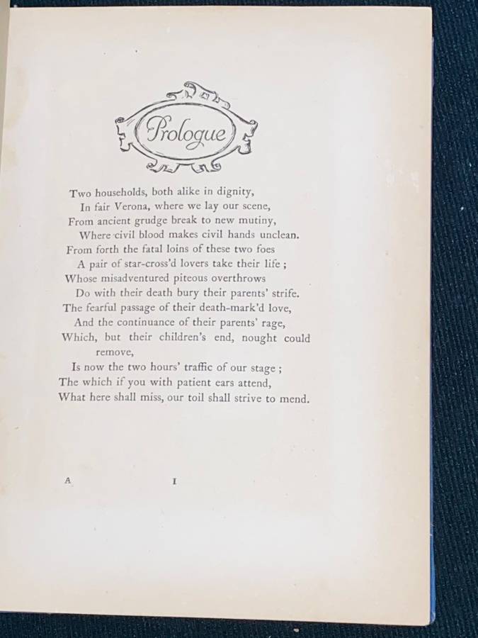 SHAKESPEARE`S TRAGEDY OF ROMEO AND JULIET WITH ILLUSTRATIONS OF W. HATHERELL EX-LIB