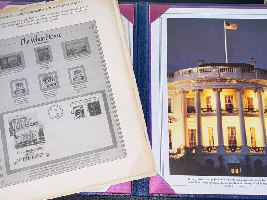 THE WHITE HOUSE COMMEMORATIVE 1980 FOLDER