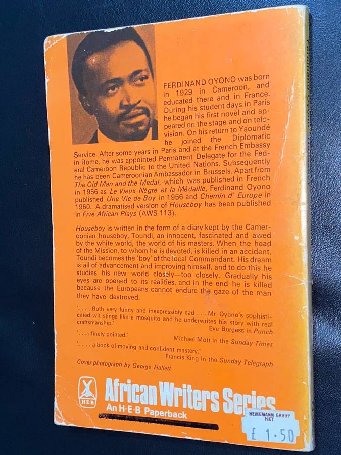 HOUSEBOY BY FERDINAND OYONO