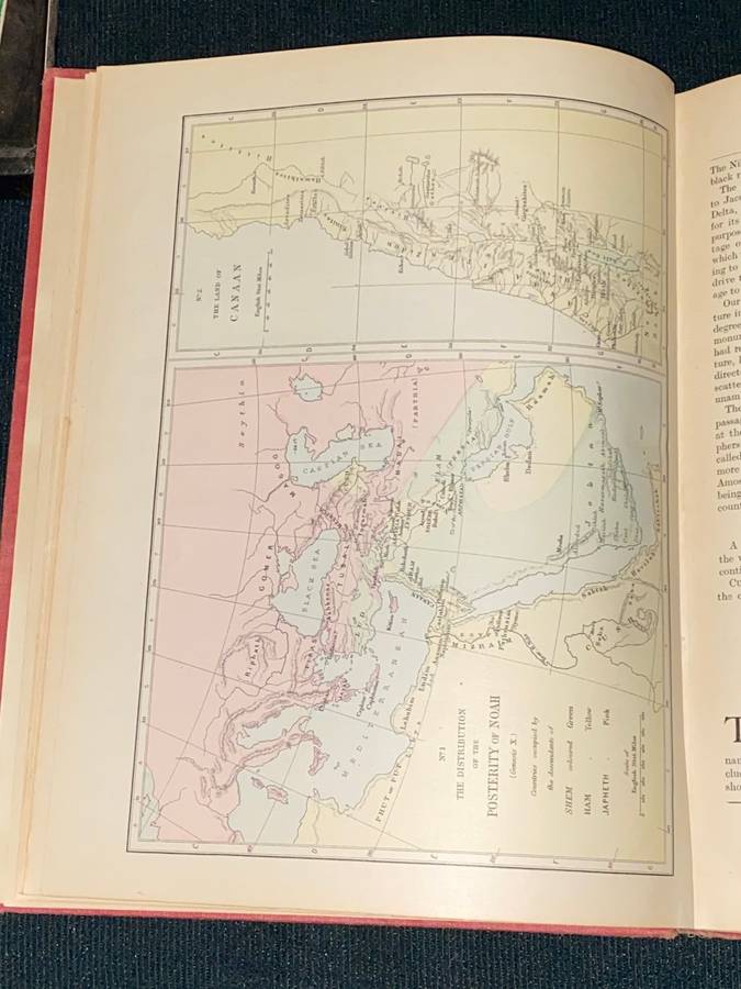 BIBLICAL ATLAS AND SCRIPTURE GAZETTEER WITH GEOGRAPHICAL DESCRIPTIONS  AND COPIUS BIBLE REFERENCES