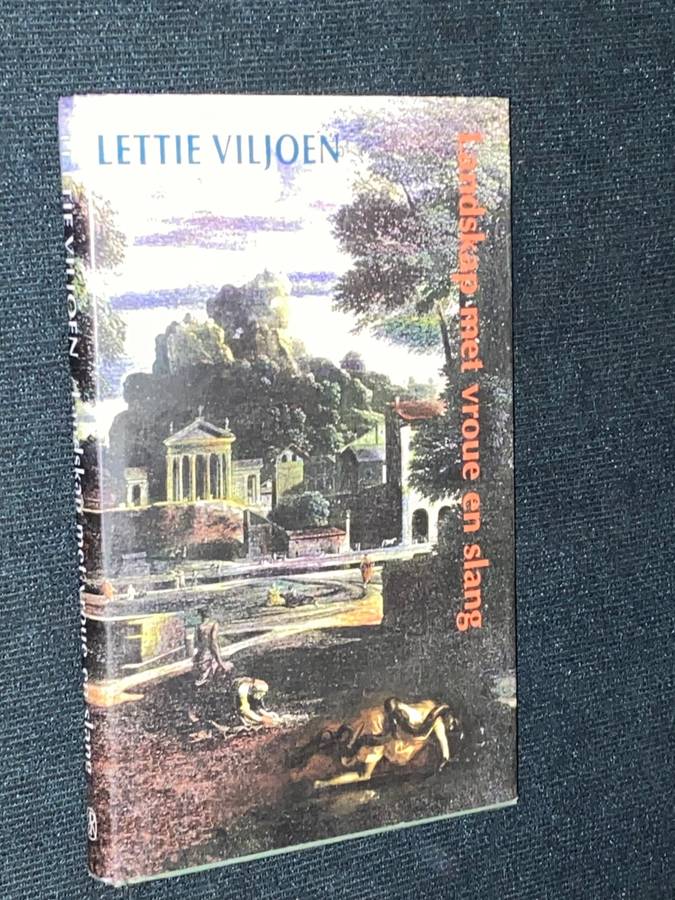LANDSKAP MET VROUE EN SLANG DEUR LETTIE VILJOEN