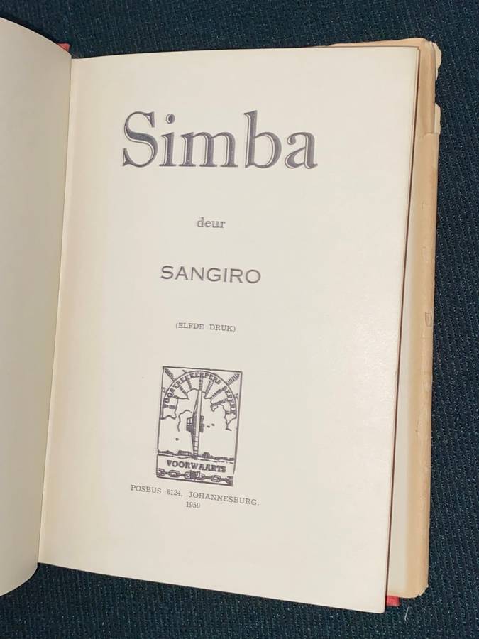 SIMBA DEUR SANGIRO (A.A PIENAAR)