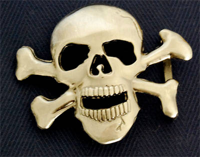 SKULL BELT BUCKLE