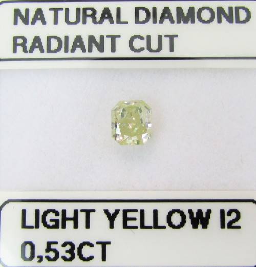 **1/2ct DIAMOND SPECIAL** STUNNING RADIANT [0.530ct] CUT [LOOSE DIAMOND] - BUY SAFE