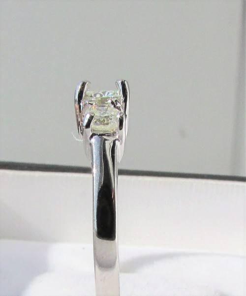 **ONCE OFF PIECE [R36639]** DESIGNER [0.700ct] TRILOGY DIAMOND RING [WHITE GOLD] - BUY SAFE