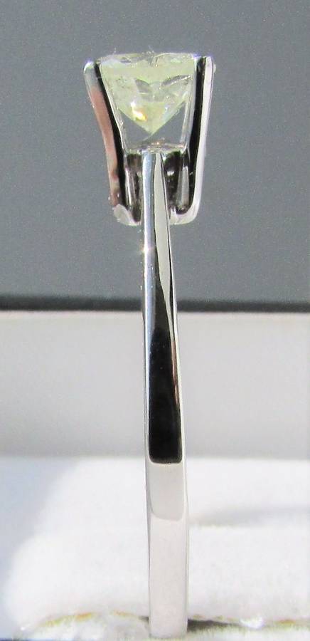 **1/2ct SPECIAL [R27314]** ROUND CUT [0.560ct] SOLITAIRE DIAMOND RING [WHITE GOLD] - BUY SAFE