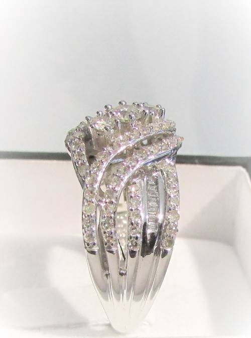 **BRILLIANT BUY [R51042]** TRILOGY DESIGN [1.100ct] DIAMOND RING [WHITE GOLD] - BUY SAFE