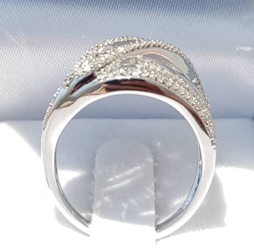 **ULTRA SPARKLY [R51623]** ROUND / BAGUETTE [1.450ct] DIAMOND RING [WHITE GOLD] - BUY SAFE