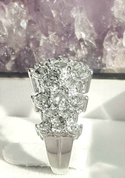 **MASSIVE DEAL | R64327** DESIGNER PIECE | 1.350ct | DIAMOND RING | WHITE GOLD - BUY SAFE