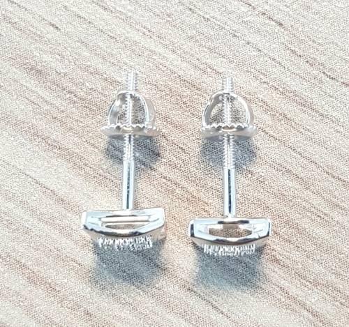 **DIAMOND CLUSTER | R16341** MICRO PAVE SET | 0.200ct | DIAMOND EARRINGS | WHITE GOLD -  BUY SAFE