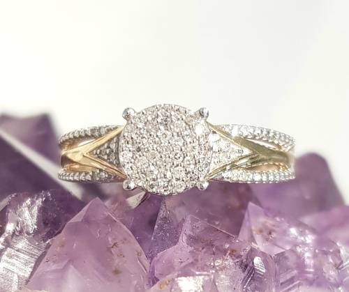 **GORGEOUS | R30639** DESIGNER DIAMOND | 0.350ct | RING | YELLOW GOLD - BUY SAFE