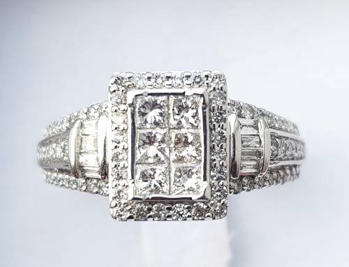 *GREAT CLARITY | R60961* COLOURLESS DIAMONDS |1.00ct| DESIGNER DIAMOND RING | WHITE GOLD -BUY SAFE
