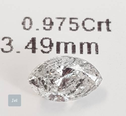 **CERTIFIED** MASSIVE | 0.975ct | MARQUISE CUT | COLOUR G | DIAMOND | SOUTH AFRICA - BUY SAFE