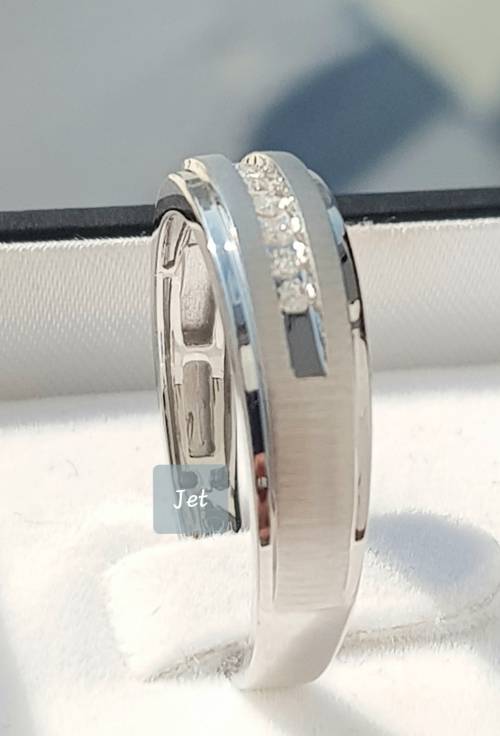 **EXCLUSIVE DEAL | R20257** GENTS DIAMOND RING | 0.150ct | ROUND CUT | WHITE GOLD -  BUY SAFE