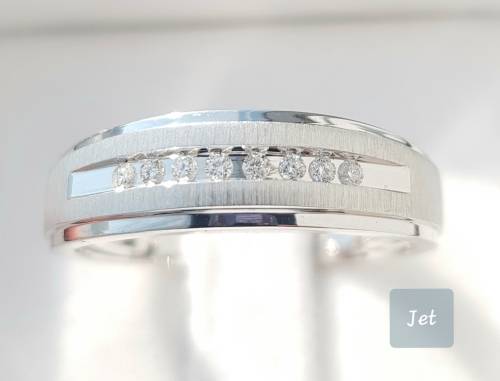 **EXCLUSIVE DEAL | R20257** GENTS DIAMOND RING | 0.150ct | ROUND CUT | WHITE GOLD -  BUY SAFE