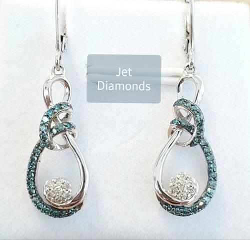 **EXQUISITE | R30893** DESIGNER DROP | 0.350ct | DIAMOND EARRINGS | WHITE GOLD - BUY SAFE