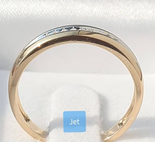 **STACKABLES | R12004** ROUND BRILLIANT CUT | 0.08ct | DIAMOND BAND | YELLOW GOLD - BUY SAFE