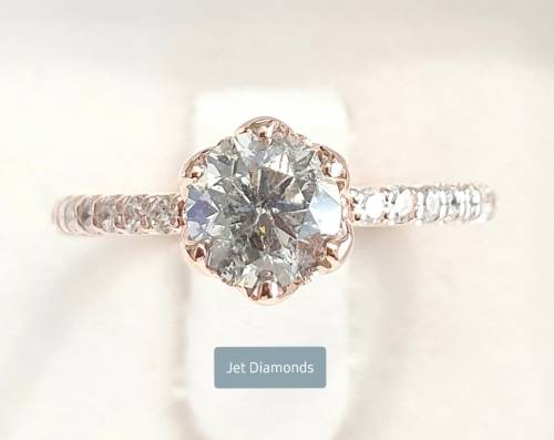 **CERTIFIED | R91362** ROUND CUT CENTRE |1.160ct| DIAMOND DESIGNER RING | 18KT ROSE GOLD - BUY SAFE