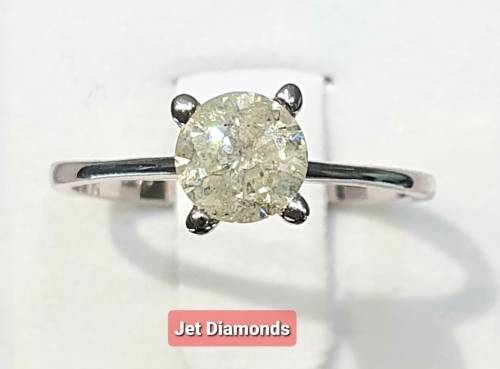 **BARGAIN BUY** ROUND CUT | 0.720ct | DIAMOND SOLITAIRE RING | WHITE GOLD - BUY SAFE