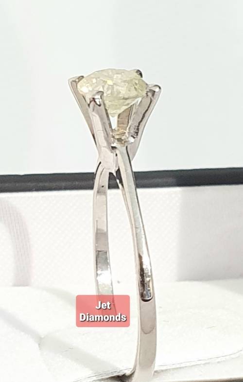 **BARGAIN BUY** ROUND CUT | 0.720ct | DIAMOND SOLITAIRE RING | WHITE GOLD - BUY SAFE