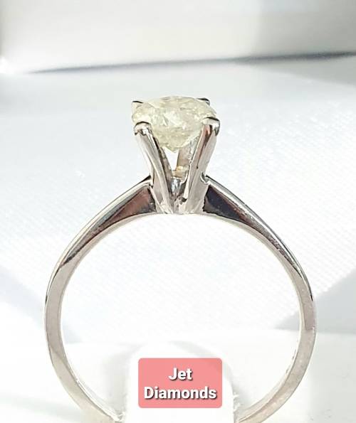 **BARGAIN BUY** ROUND CUT | 0.720ct | DIAMOND SOLITAIRE RING | WHITE GOLD - BUY SAFE