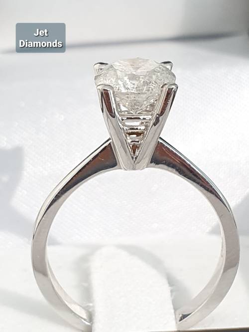 **CERTIFIED SOLITAIRE | R102606** ROUND CUT |1.062ct| DIAMOND | COLOUR G | 18KT WHITE GOLD -BUY SAFE