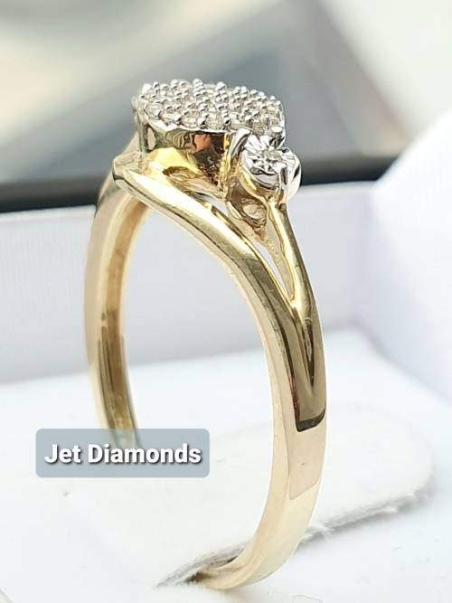 **NEW COLLECTION | R26639** DESIGNER | 0.210ct | DIAMOND RING | YELLOW GOLD - BUY SAFE