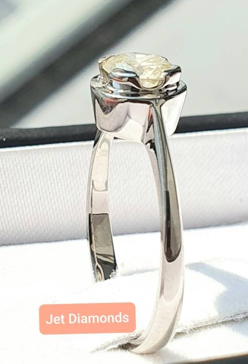 **BARGAIN BUY** ROUND CUT | 0.640ct | DIAMOND SOLITAIRE RING | WHITE GOLD - BUY SAFE