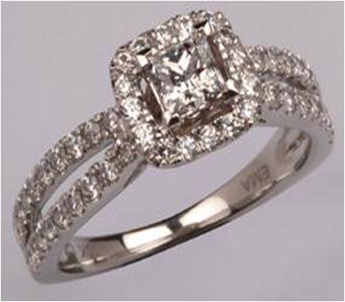 **WOW [R50254]** HIGH QUALITY [1.050ct] DIAMOND RING [3.164g] WHITE GOLD - BUY SAFE
