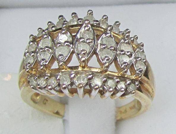 **WOW DESIGNER [R37051]** PEAR SHAPE STYLE [0.800ct] DIAMOND RING [6.348g] YELLOW GOLD - BUY SAFE