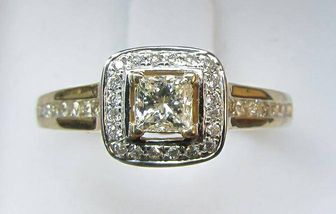 **WOW [R47857]** HIGH QUALITY [1.00ct] DIAMOND RING [4.977g] YELLOW GOLD - BUY SAFE