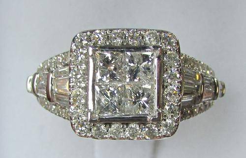 **JAW DROPPING [R79855]** INVISIBLE [VS] DESIGN [2.250ct] DIAMOND RING [5.457g] WHITE GOLD -BUY SAFE