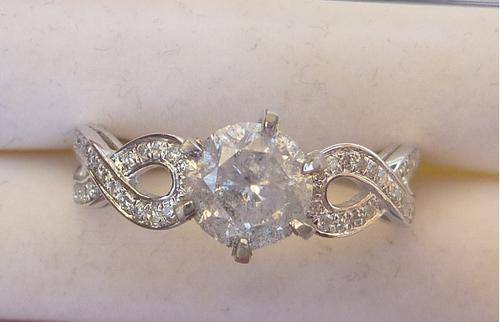 **FANTASTIC [R31542]** GREAT VALUE [1.330ct] NATURAL DIAMOND RING [2.171g] WHITE GOLD - BUY SAFE