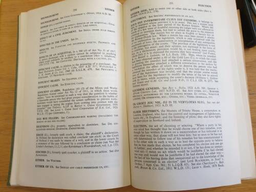 BELL`S SOUTH AFRICAN LEGAL DICTIONARY THIRD EDITION - MILNE, COOPER, BURNE