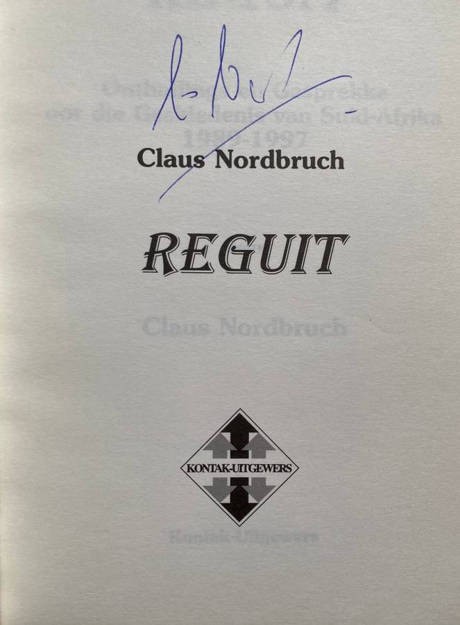 *GETEKEN* REGUIT - CLAUS NORDBRUCH