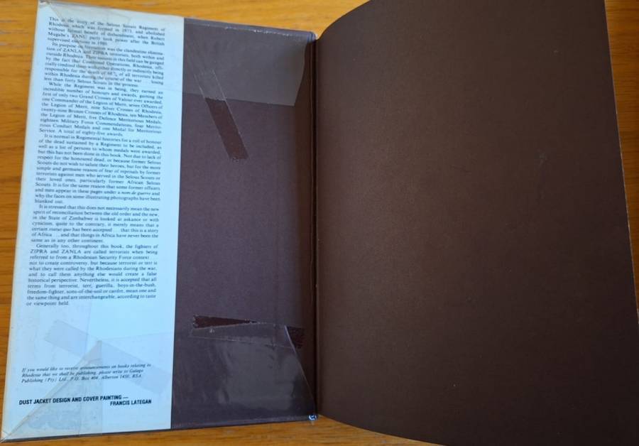 SELOUS SCOUTS: TOP SECRET WAR - LT. COL. RON REID DALY AS TOLD TO PETER STIFF