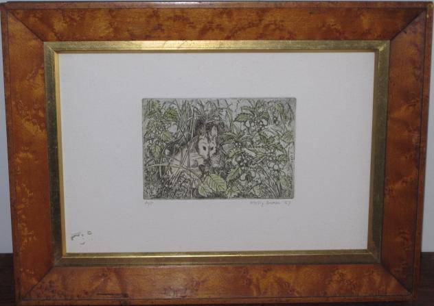 MOLLY DICKER - Colour Lithograph; Artist's Proof Engraving - 1987
