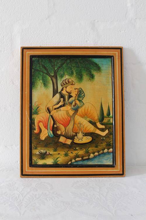 ORIGINAL PAINTING OF ARABIC LOVERS