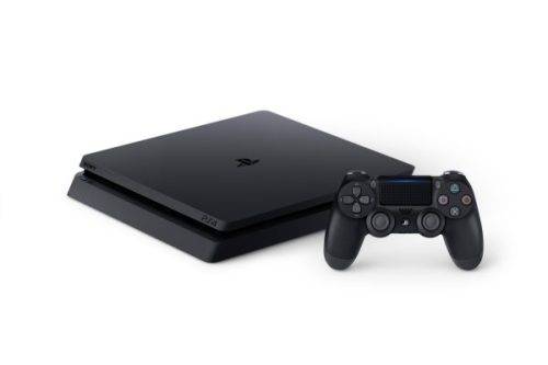 PLAYSTATION 4 SLIM 500GB WITH 2 CONTROLLERS + 3 games
