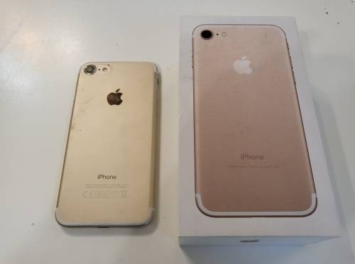 APPLE IPHONE 7 256GB - GOLD - PHONE STUCK ON APPLE LOGO SCREEN