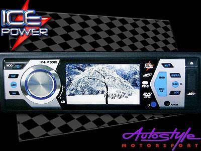ICE POWER DVD WITH BUILT IN 3" SCREEN MP3/USB