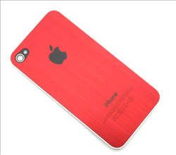RED METALLIC IPHONE 4 COVER