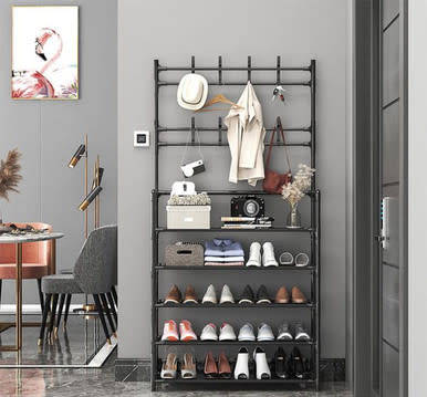 5-Tier Shoe and Clothes Rack