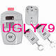 Alarm sensor with remote control