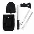 9 in 1 Survival shovel camping knife axe hatchet saw