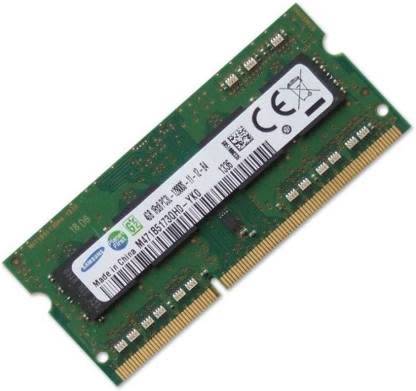SAMSUNG 1600 MHz Low Voltage Ram DDR3 4 GB (Single Channel) Laptop SDRAM (M471B5173DBO-YKO)  (Green)